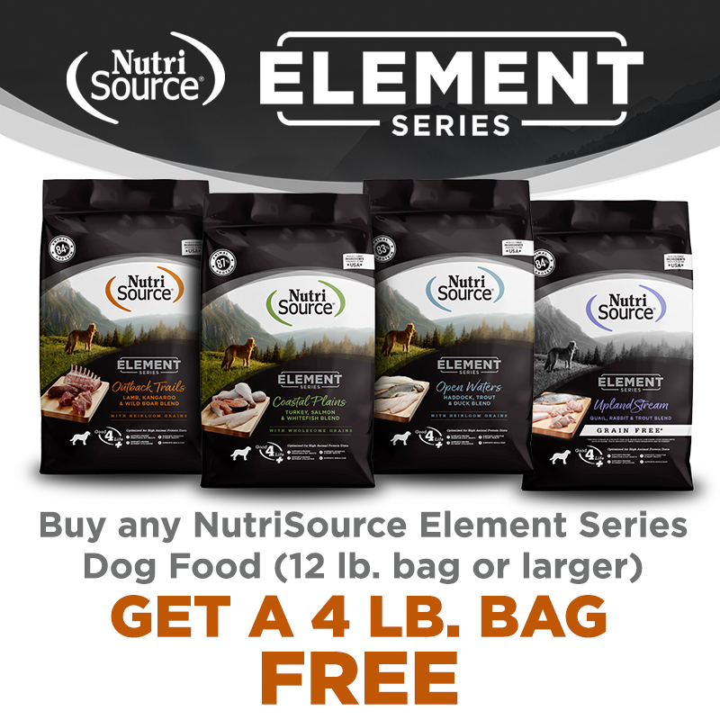 Nutrisource element series dog food