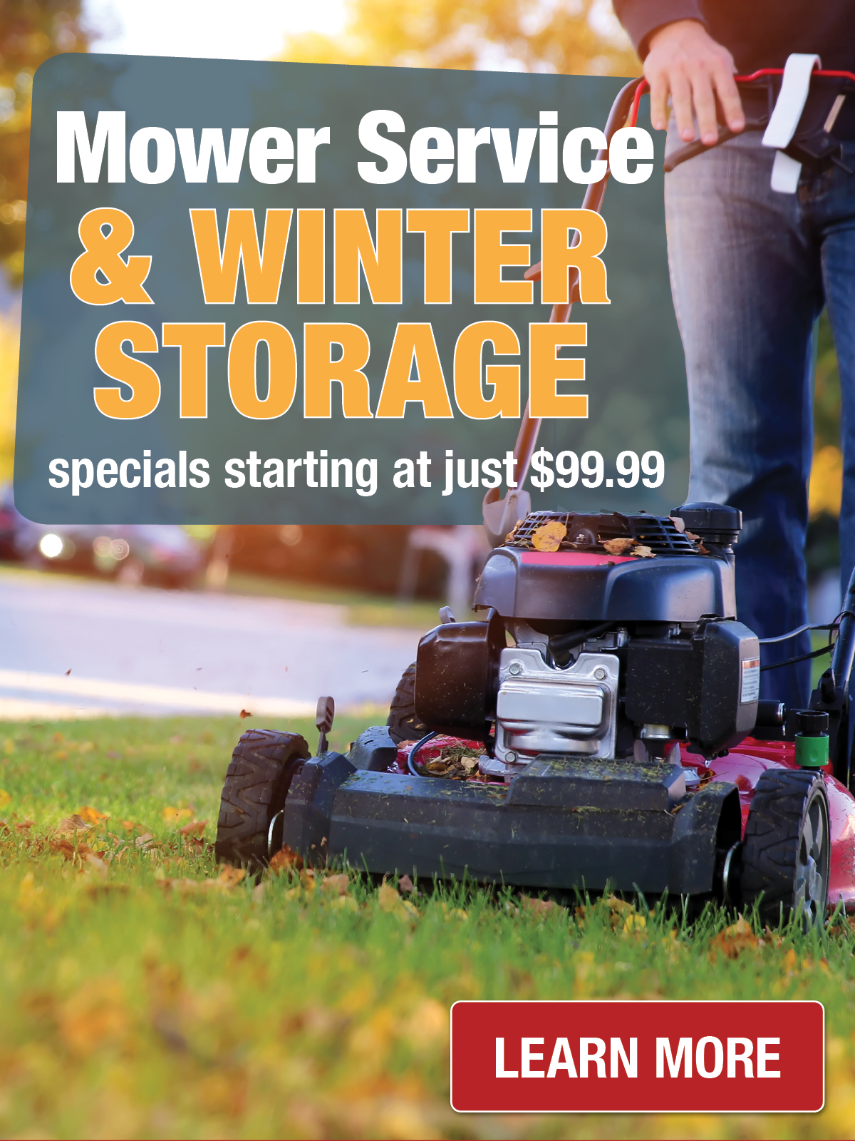 Mower Service & Winter Storage